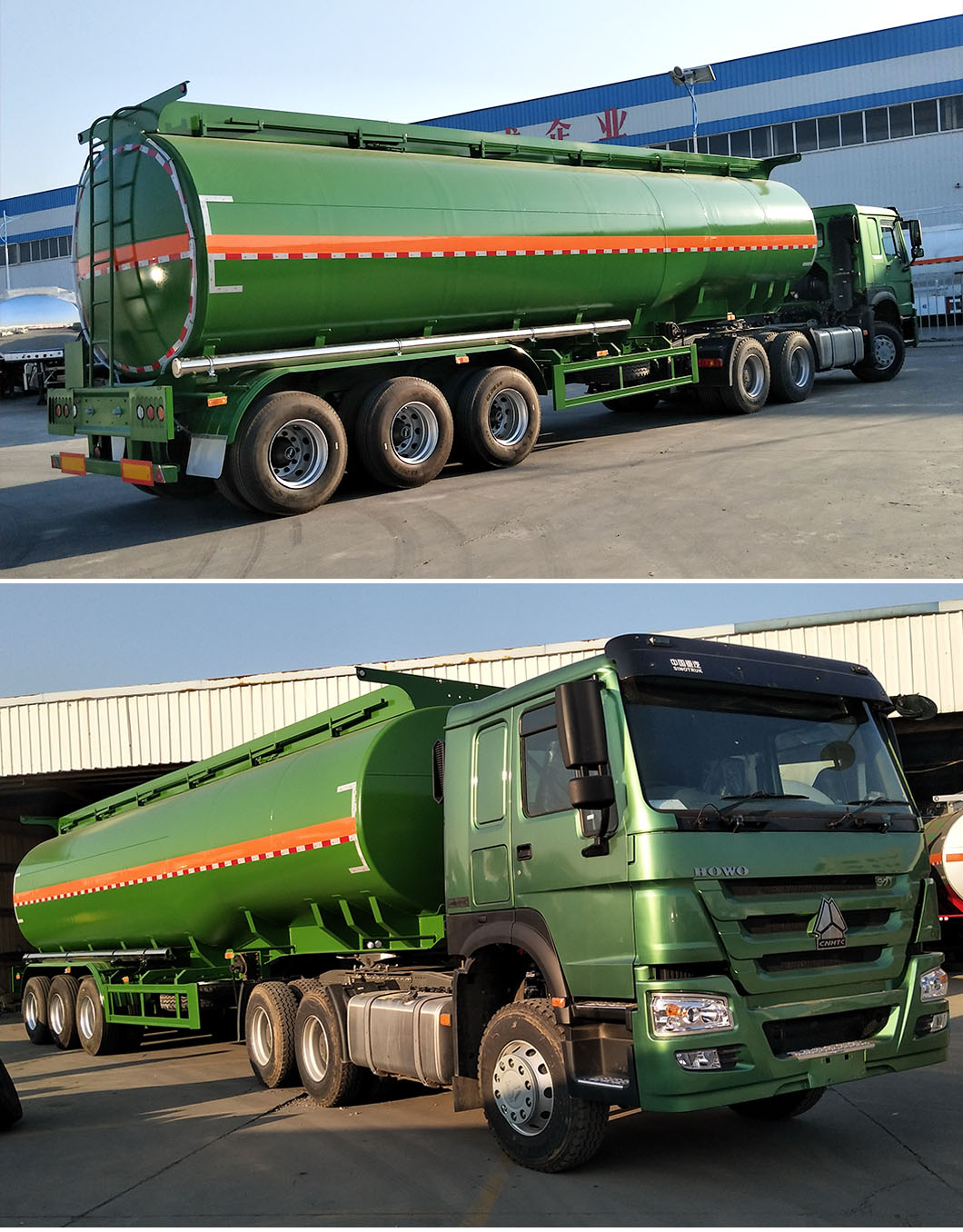 42000 Liters Fuel Tanker Trailer For Nigeria