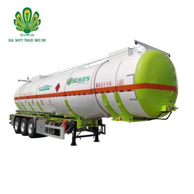 42000 Liters Stainless Stee Fuel Tanker Trailer