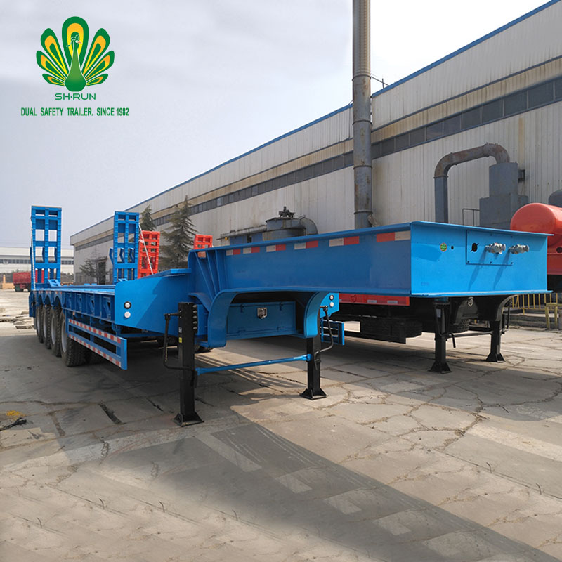 lowbed semi trailer