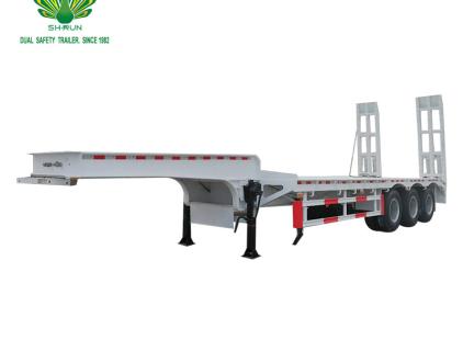 low bed semi trailer