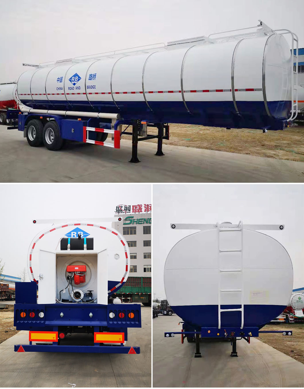 လျှပ်ကာ Bitumen Tanker Trailer