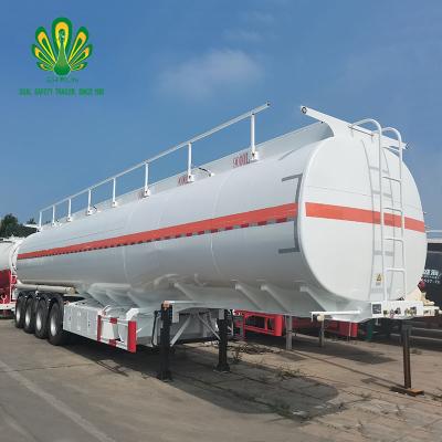 54cbm 4 eixos Fuel Tank Semi Trailer