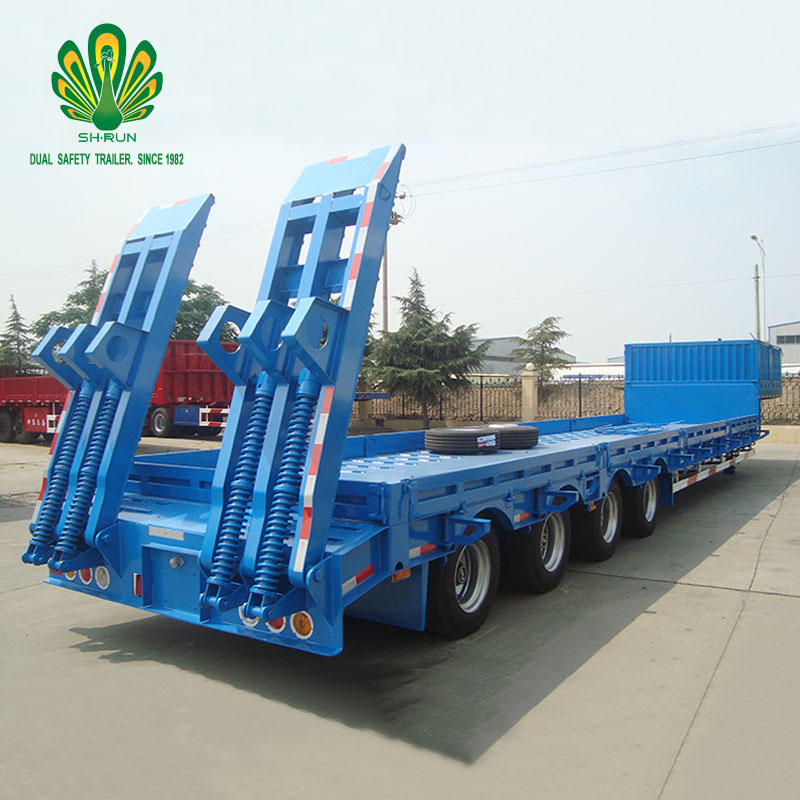 Low bed semi trailer