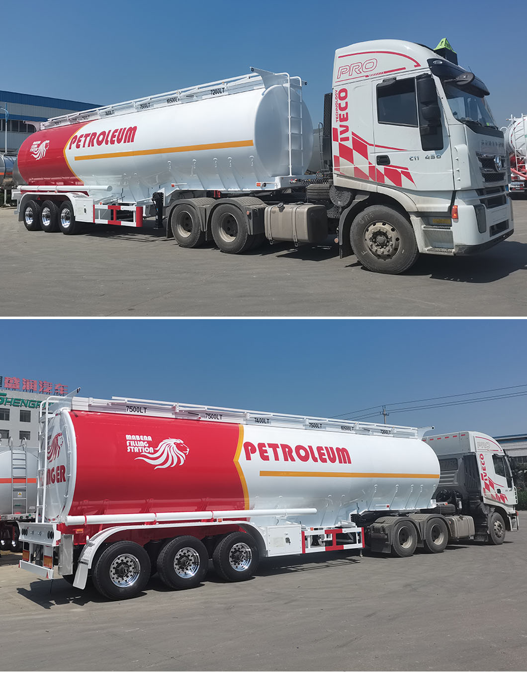 aluminum fuel tanker trailer