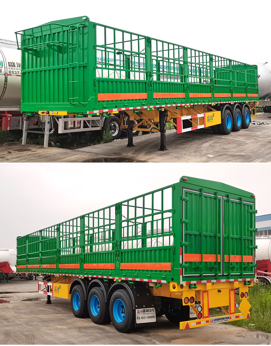 Cargo Fence Semi Trailer